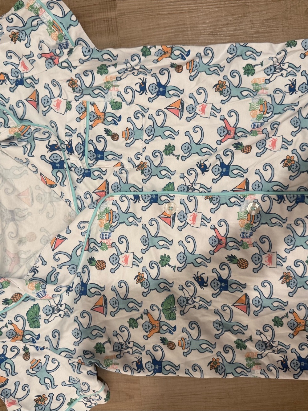 Roller Rabbit Charleston Pjs - Picture 2 of 3